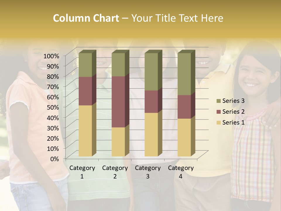 Clip Art Illustration Boy PowerPoint Template