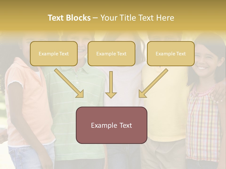 Clip Art Illustration Boy PowerPoint Template