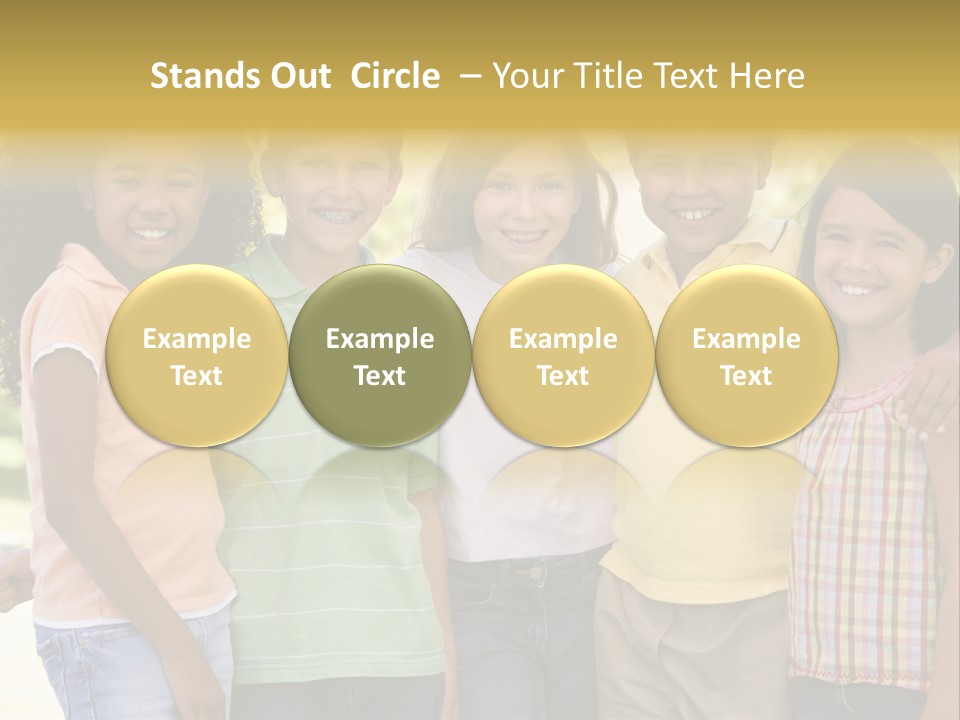 Clip Art Illustration Boy PowerPoint Template