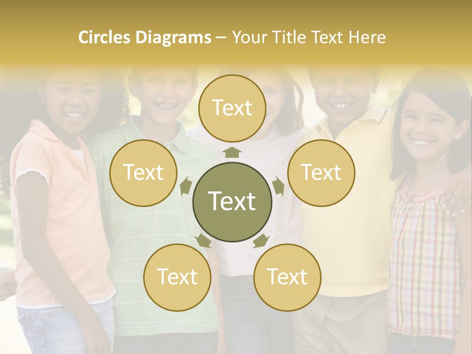 Clip Art Illustration Boy PowerPoint Template