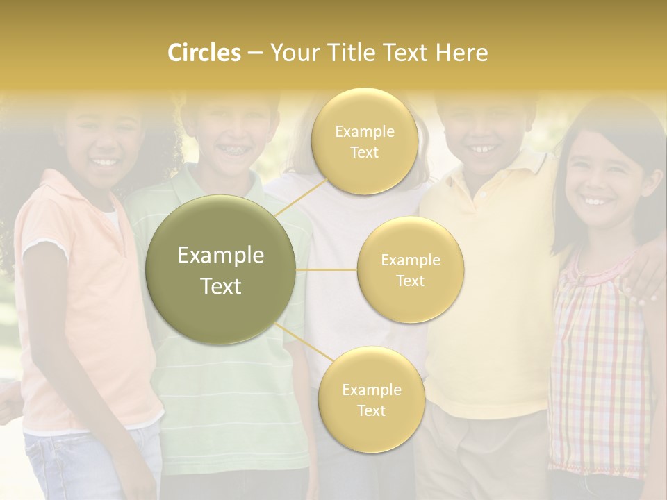 Clip Art Illustration Boy PowerPoint Template