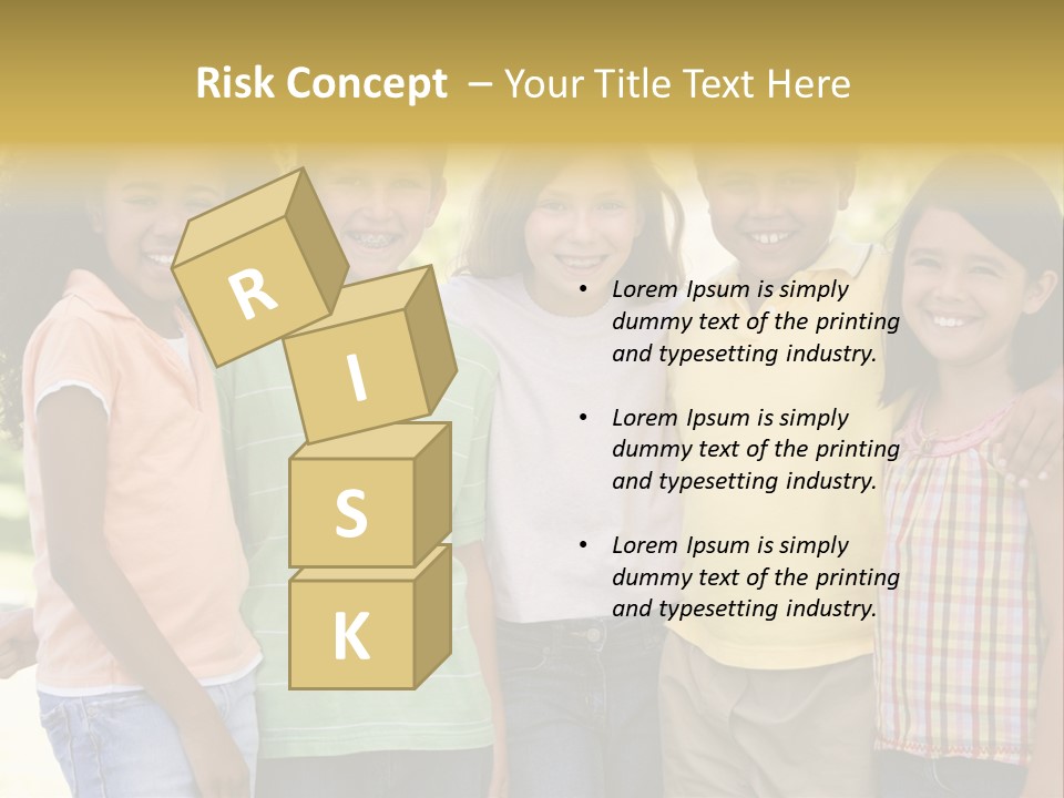 Clip Art Illustration Boy PowerPoint Template