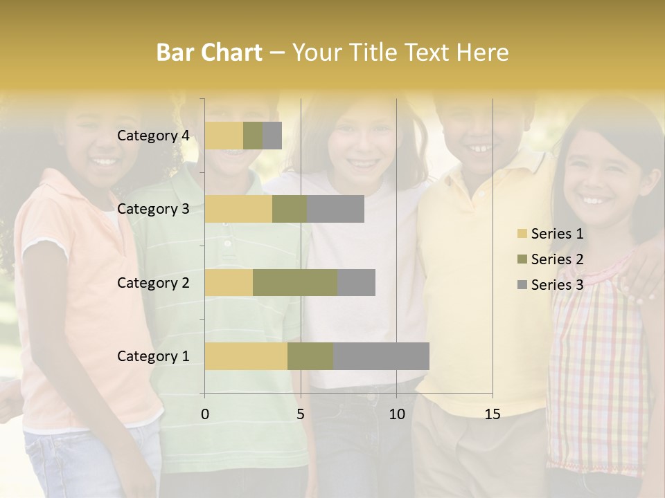 Clip Art Illustration Boy PowerPoint Template