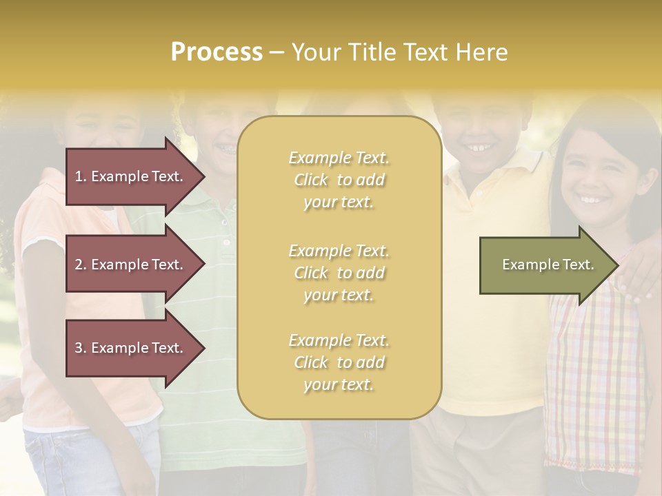 Clip Art Illustration Boy PowerPoint Template
