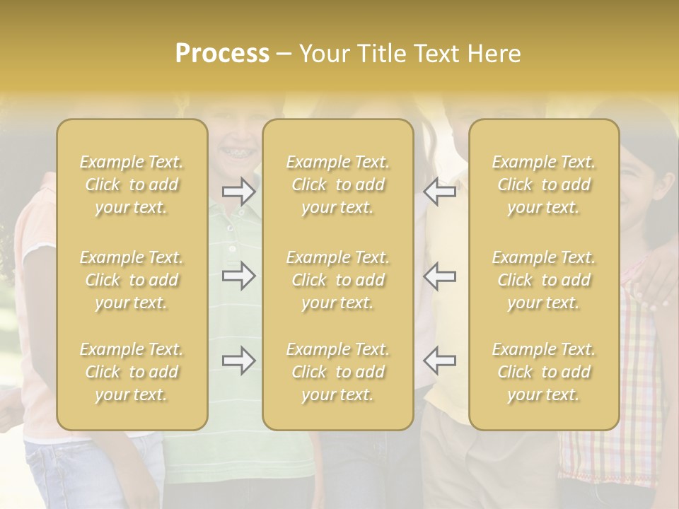 Clip Art Illustration Boy PowerPoint Template