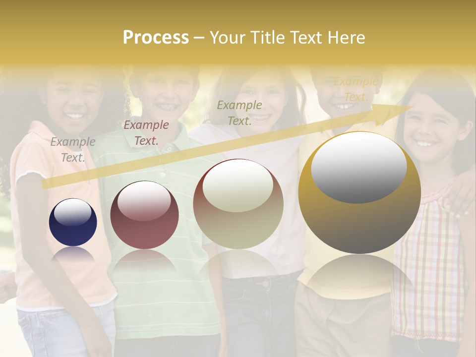 Clip Art Illustration Boy PowerPoint Template