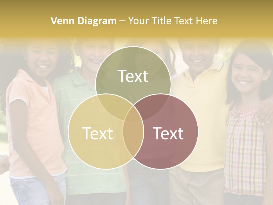 Clip Art Illustration Boy PowerPoint Template