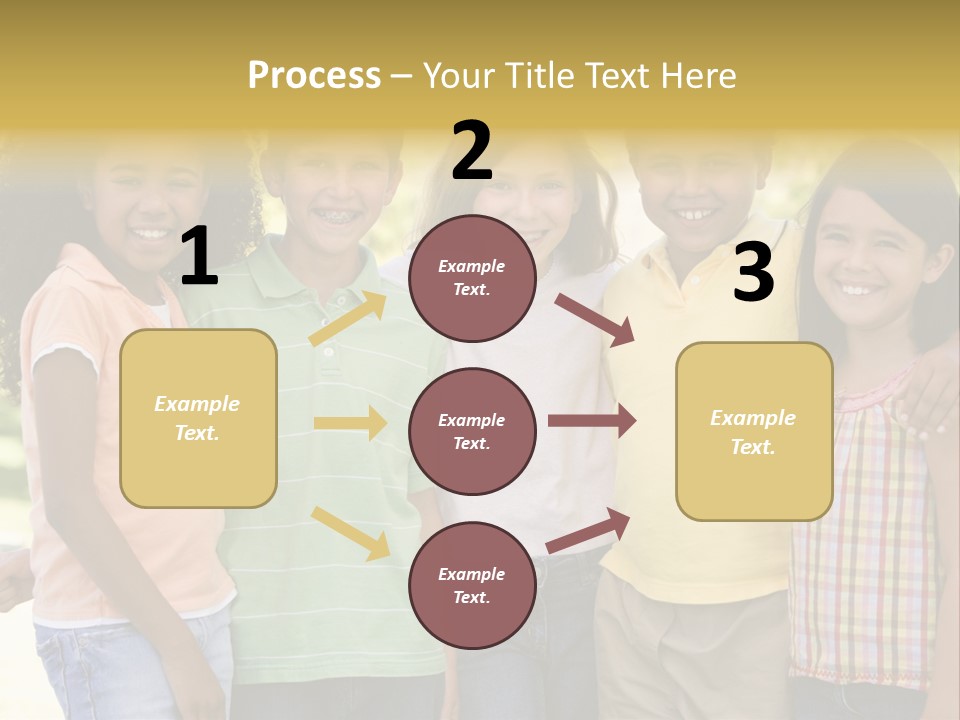 Clip Art Illustration Boy PowerPoint Template