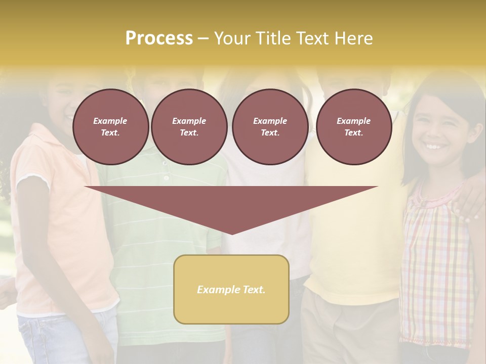 Clip Art Illustration Boy PowerPoint Template