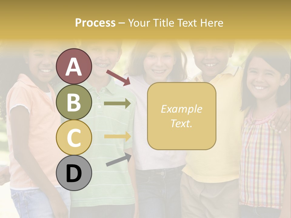 Clip Art Illustration Boy PowerPoint Template