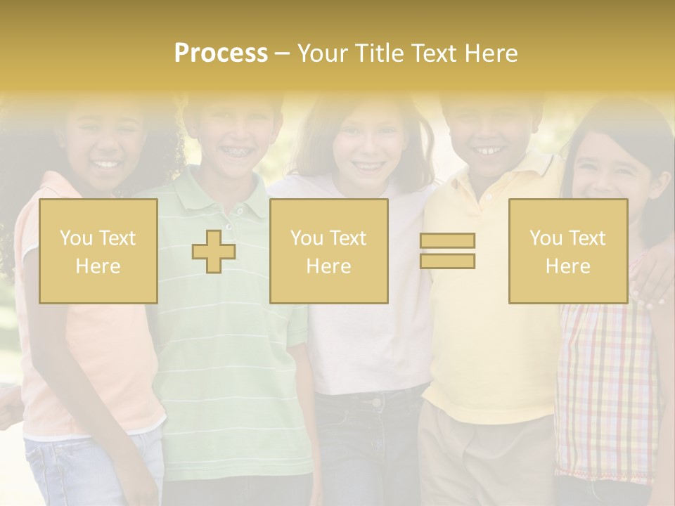 Clip Art Illustration Boy PowerPoint Template