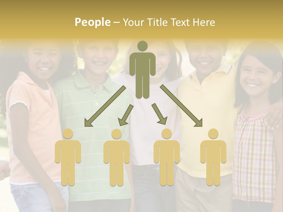 Clip Art Illustration Boy PowerPoint Template