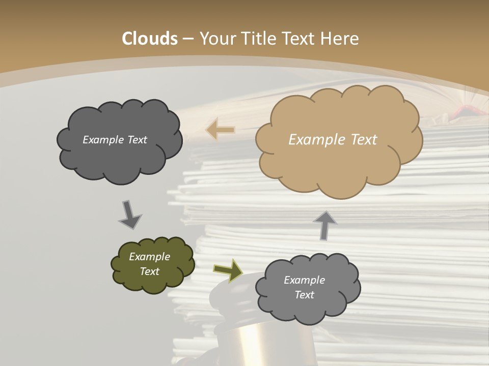 Clipart Sleeping Kid PowerPoint Template