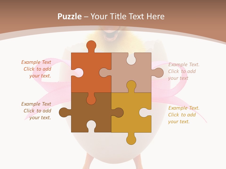 Young Obese Boy PowerPoint Template