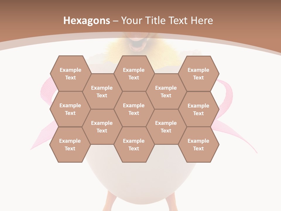 Young Obese Boy PowerPoint Template