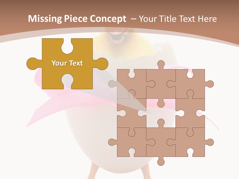 Young Obese Boy PowerPoint Template