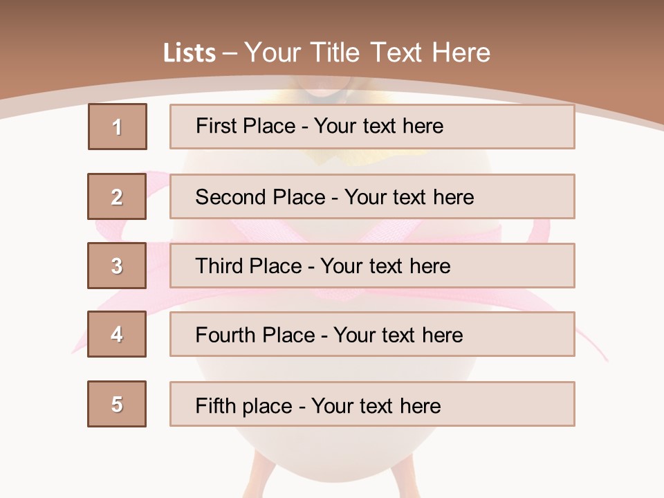 Young Obese Boy PowerPoint Template