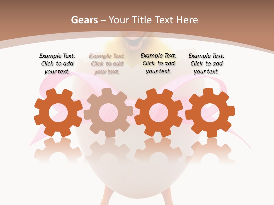 Young Obese Boy PowerPoint Template