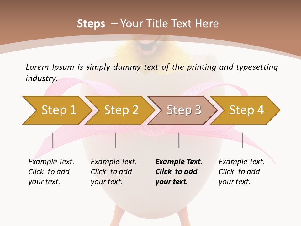 Young Obese Boy PowerPoint Template