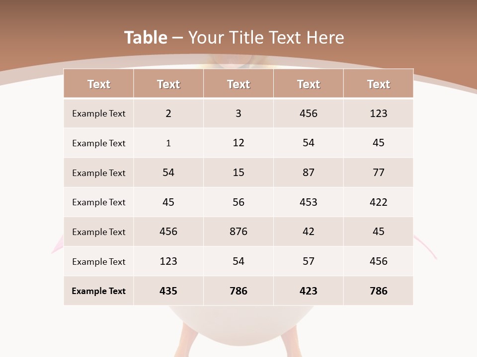 Young Obese Boy PowerPoint Template