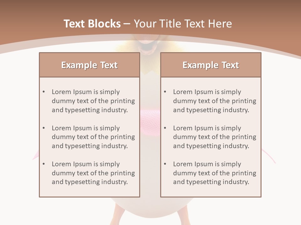 Young Obese Boy PowerPoint Template