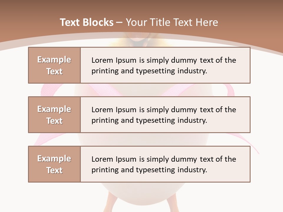 Young Obese Boy PowerPoint Template