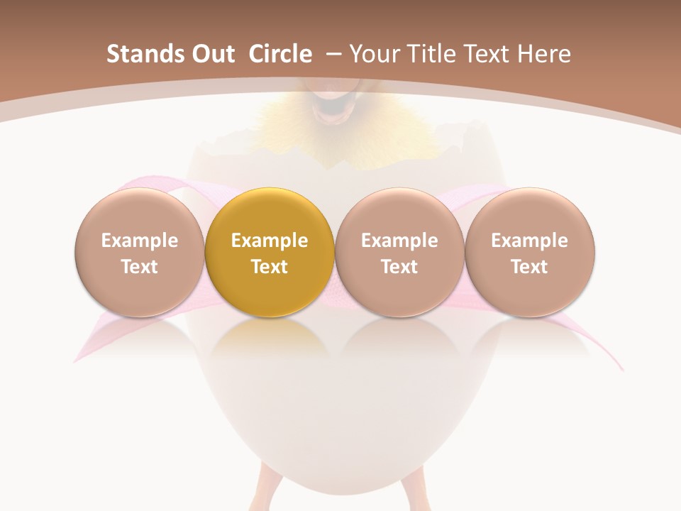 Young Obese Boy PowerPoint Template