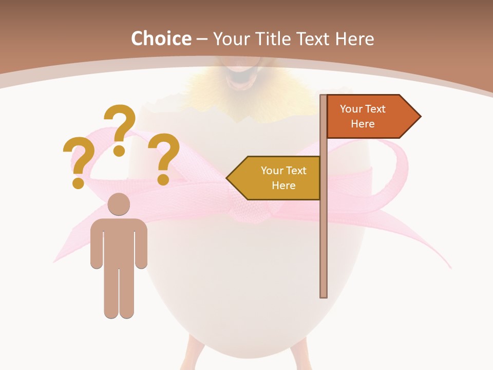 Young Obese Boy PowerPoint Template