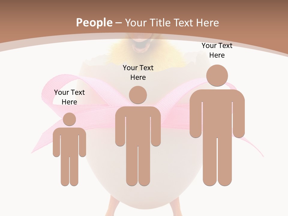 Young Obese Boy PowerPoint Template