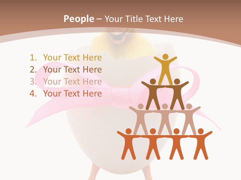 Young Obese Boy PowerPoint Template