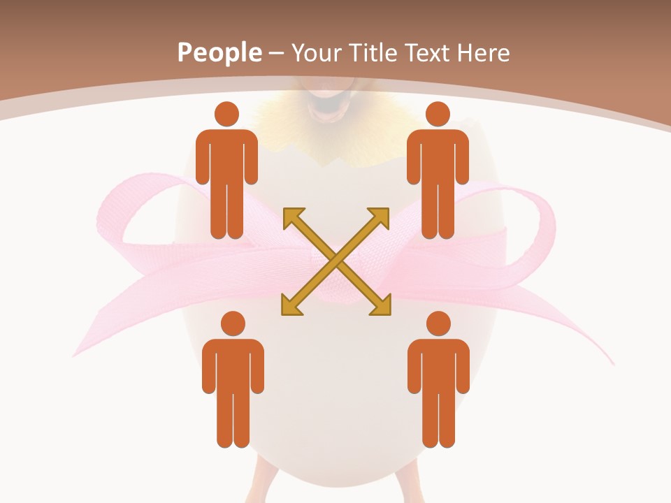 Young Obese Boy PowerPoint Template