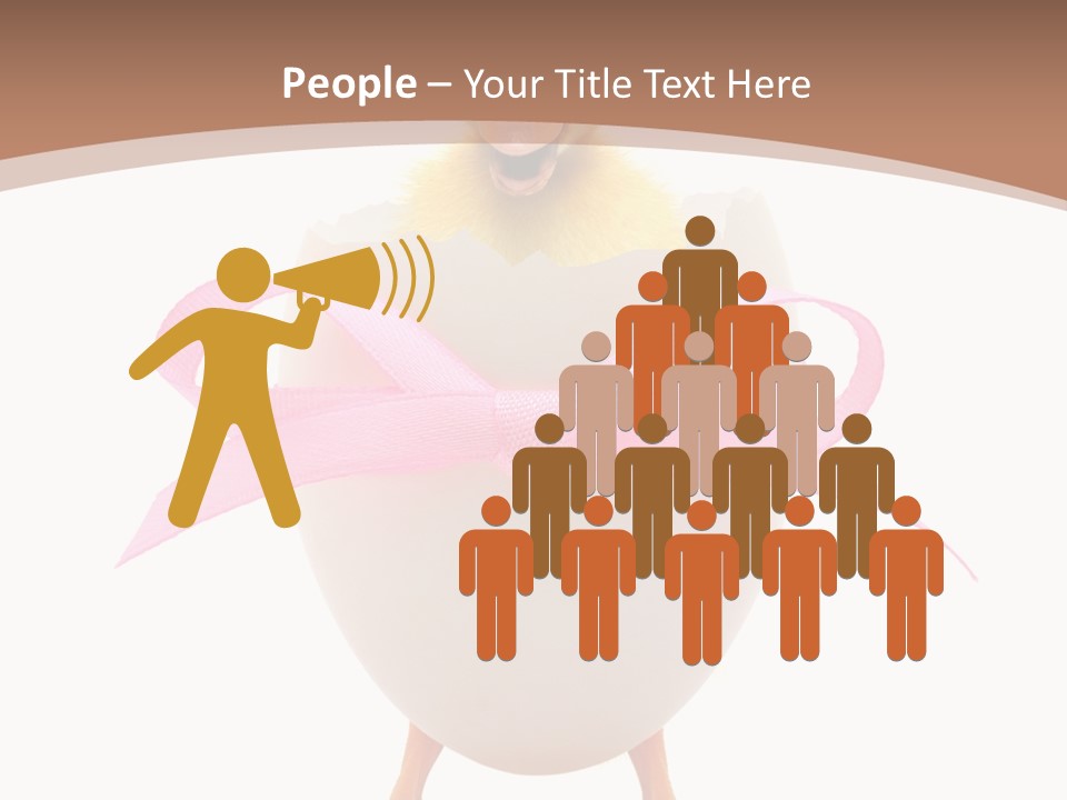 Young Obese Boy PowerPoint Template