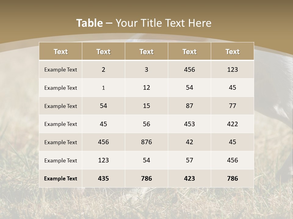 Clip Art Male Drooling PowerPoint Template