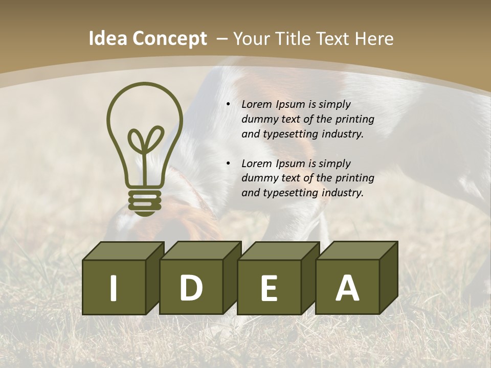 Clip Art Male Drooling PowerPoint Template