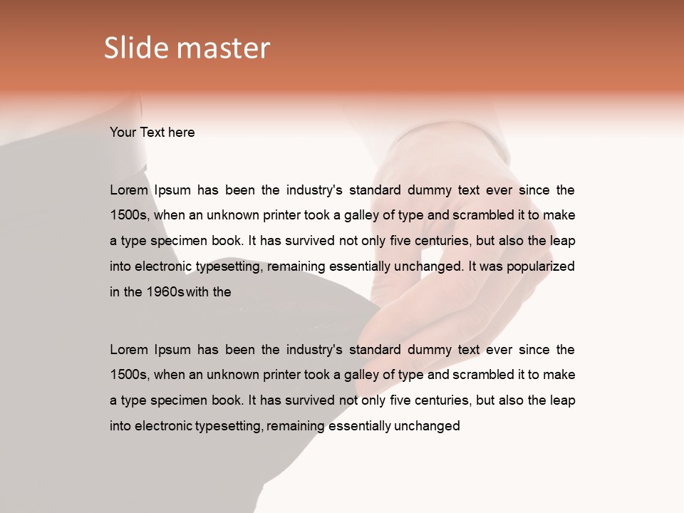 Young Overweight Stocky PowerPoint Template