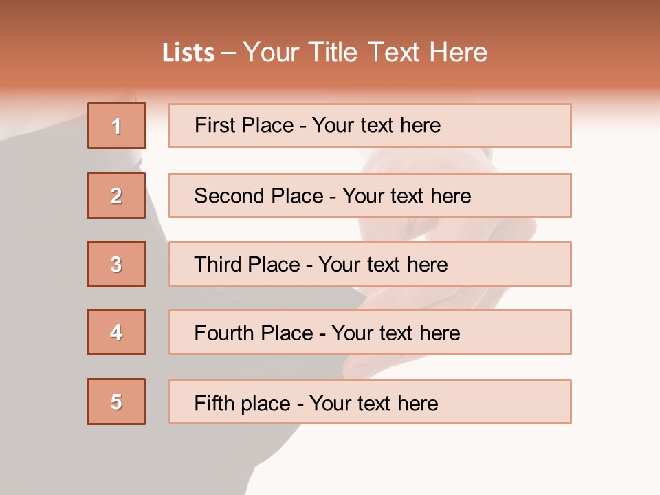 Young Overweight Stocky PowerPoint Template