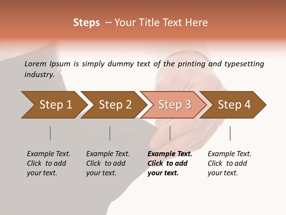 Young Overweight Stocky PowerPoint Template