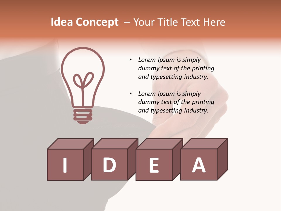 Young Overweight Stocky PowerPoint Template