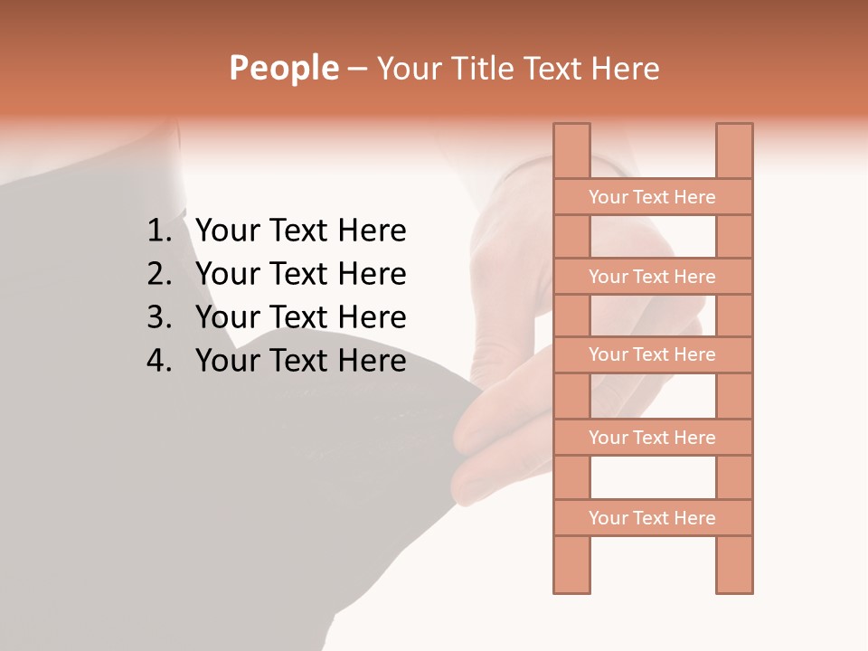 Young Overweight Stocky PowerPoint Template