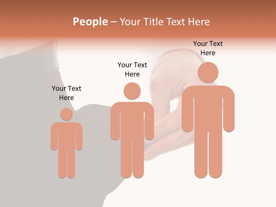 Young Overweight Stocky PowerPoint Template