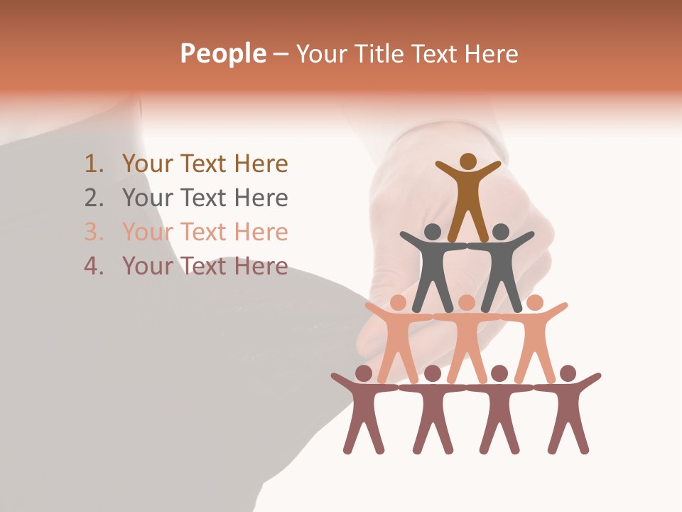 Young Overweight Stocky PowerPoint Template