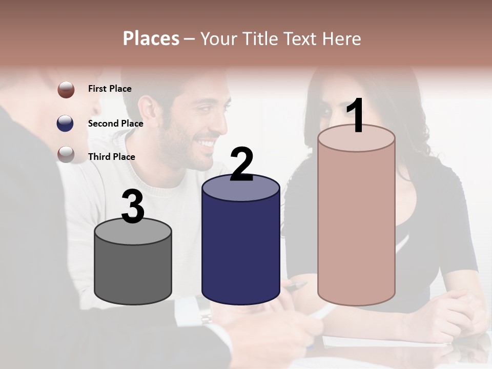 Male Sleeping Child PowerPoint Template