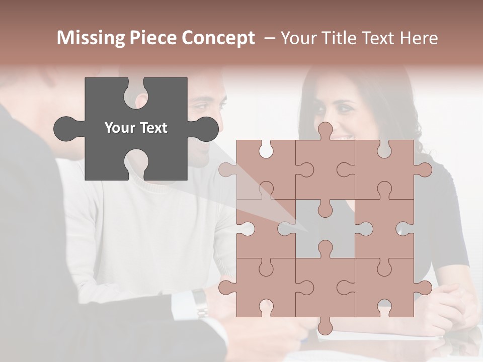 Male Sleeping Child PowerPoint Template