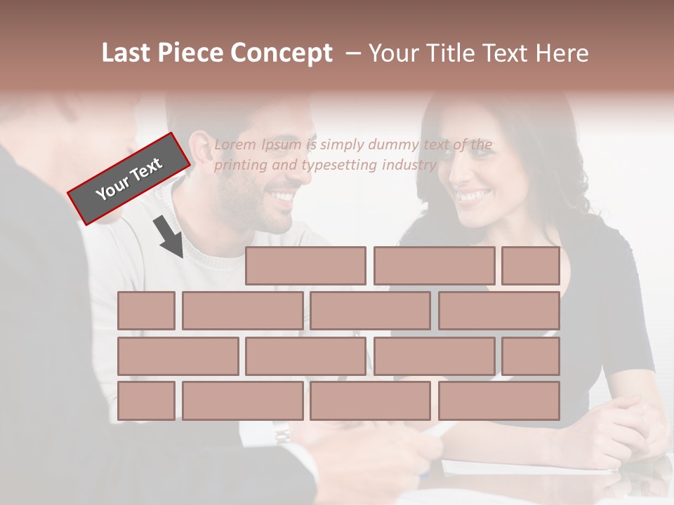 Male Sleeping Child PowerPoint Template