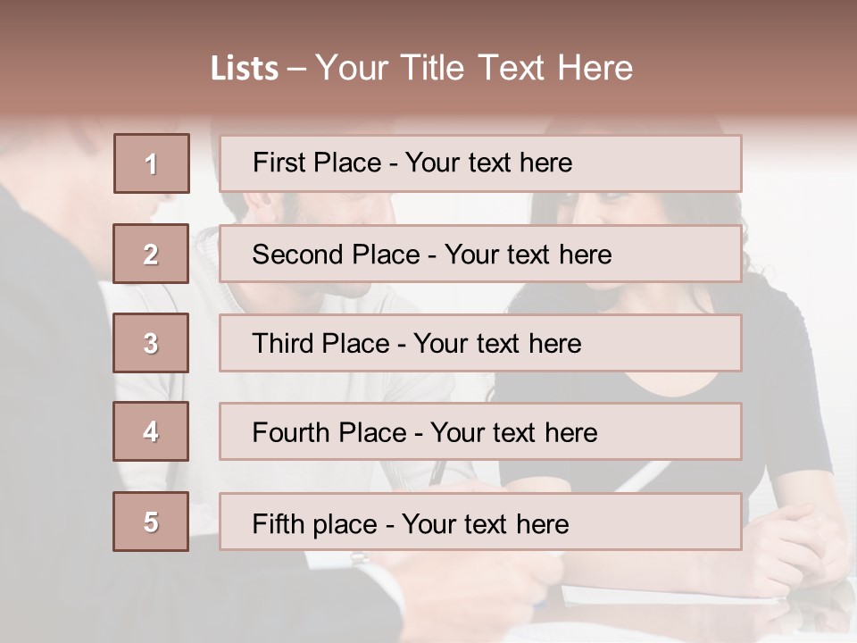 Male Sleeping Child PowerPoint Template