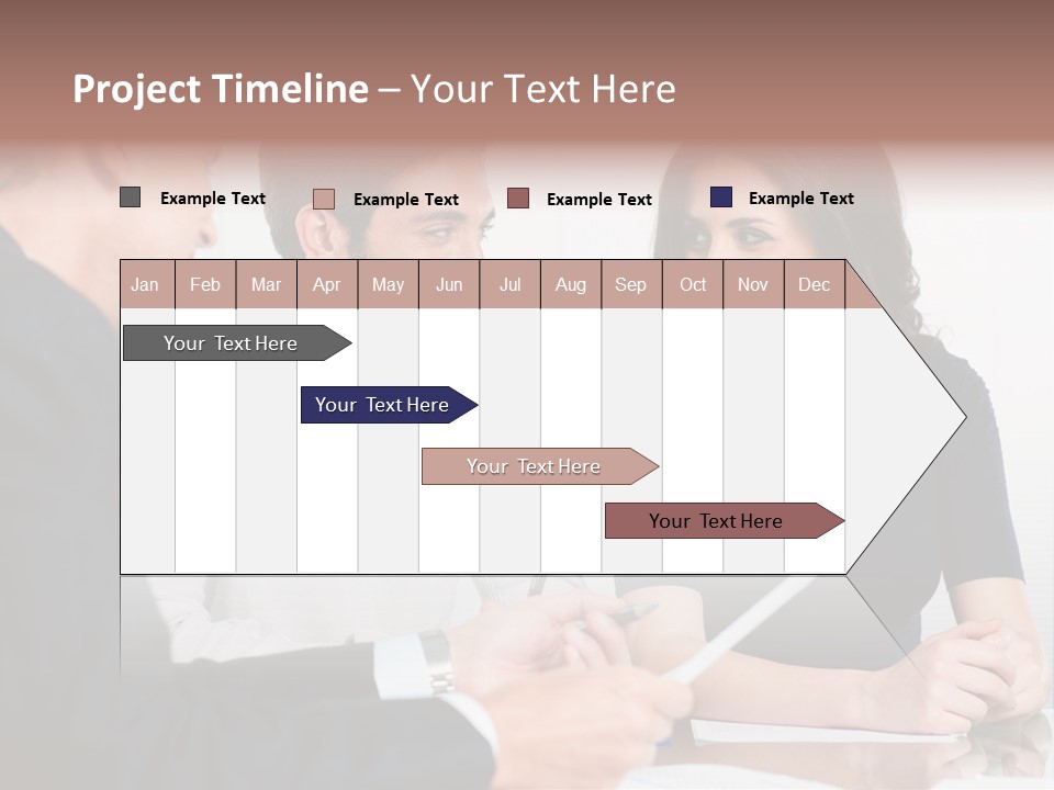 Male Sleeping Child PowerPoint Template