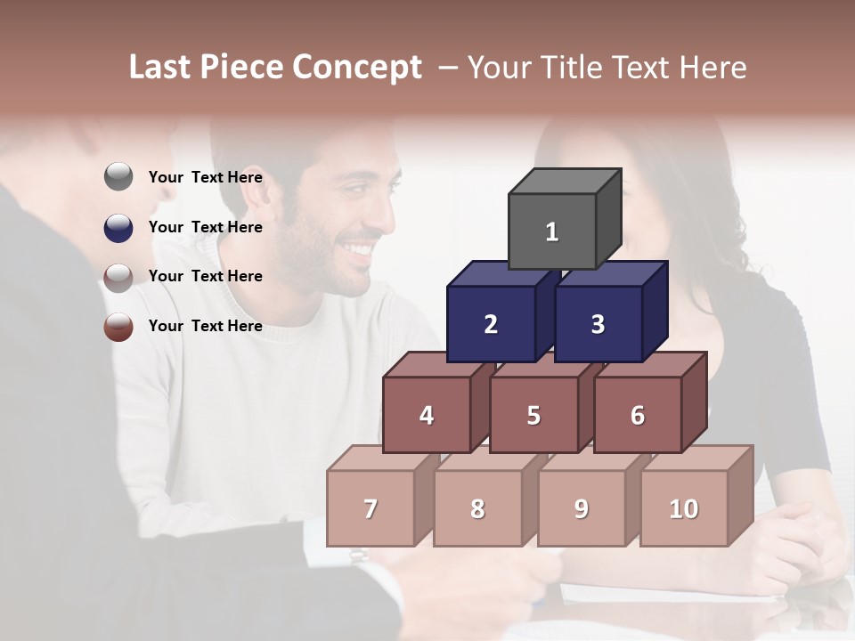 Male Sleeping Child PowerPoint Template