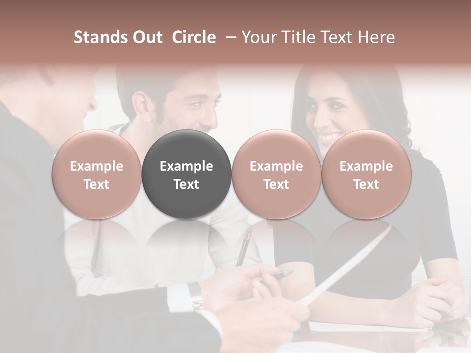 Male Sleeping Child PowerPoint Template