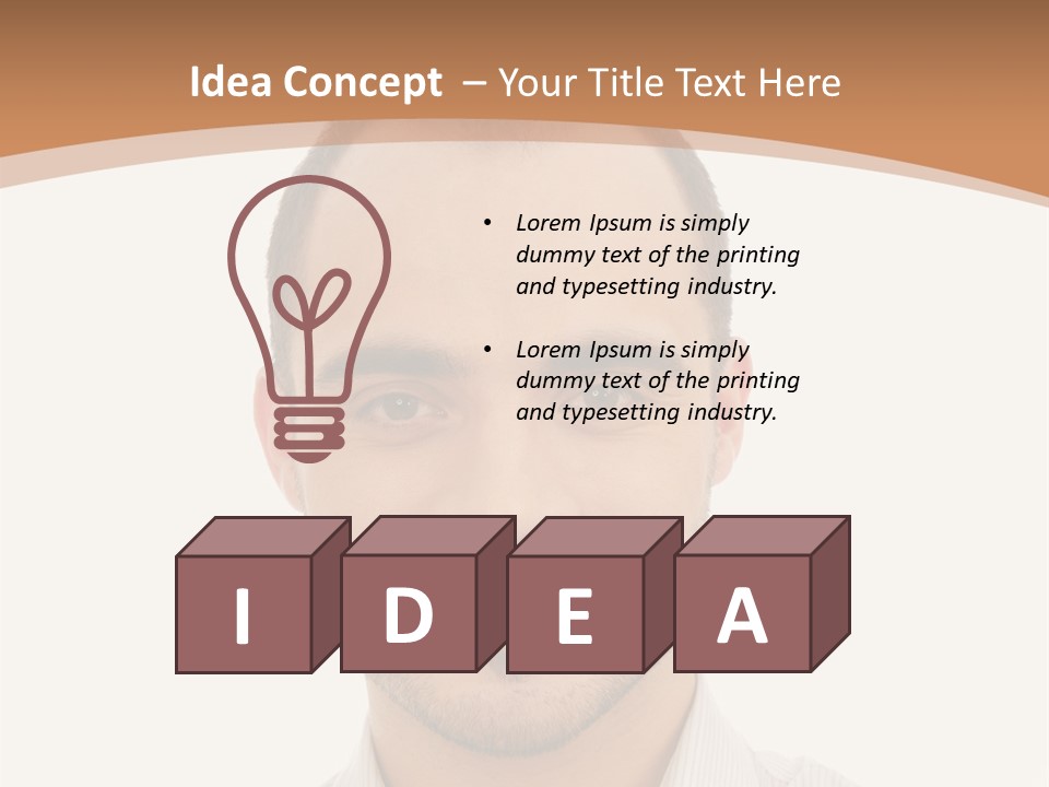 Cartoon Stocky Health PowerPoint Template