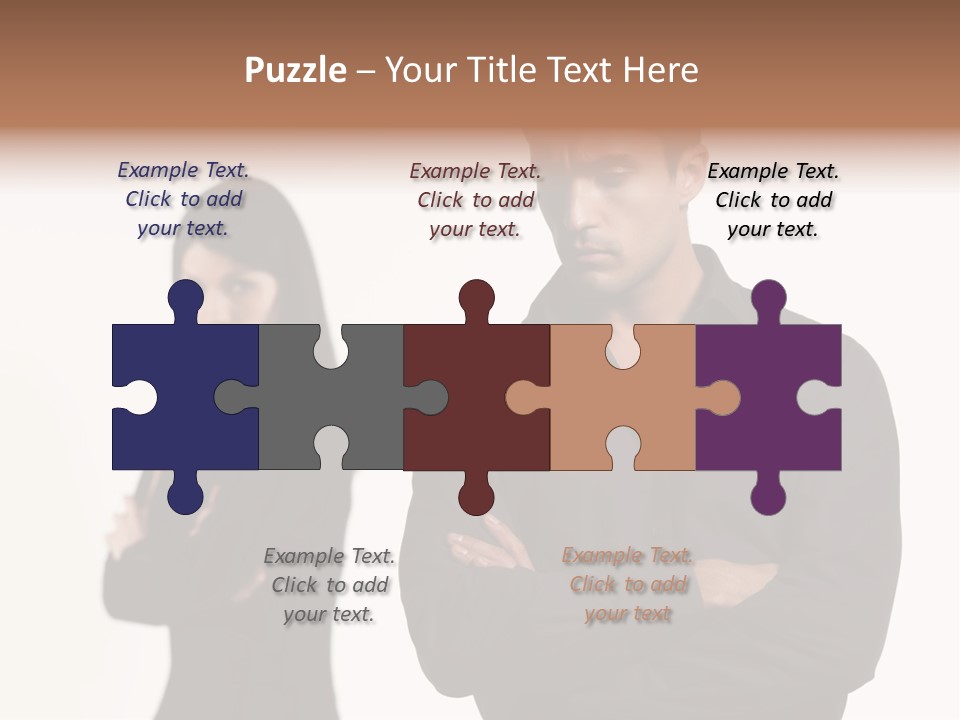 Fat Sleeping Cutout PowerPoint Template